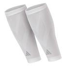 Par de luvas de compressão para panturrilhas adidas unissex brancas S/M