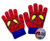 Par De Luvas Infantis Acessórios De Inverno Infantil Para Criança Personagem Herói Homem Aranha Spider Man Vermelho Marvel Par De Luvas Infantis Acessórios De Inverno Infantil Para Criança Personagem Herói Homem Aranha Spider Man Vermelho Marvel