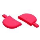 Par de luvas para panela brinox silicone vermelha