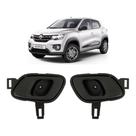 Par de maçanetas internas completas Renault Kwid 2016 a 2022