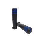Par de manopla luva p/ bike arco íris neopak preto/azul