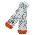 Par de Meias Duck Kids Unissex Urso Para Pintar 22217 Par de Meias Duck Kids Unissex Urso Para Pintar 22217