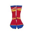 Par de Meias Wonder Woman Fight Like a Hero Par de Meias Wonder Woman Fight Like a Hero