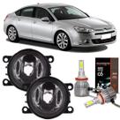 Par de milha citroen c5 2005 2006 2007 e super led 2d Par de milha citroen c5 2005 2006 2007 e super led 2d
