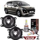 Par de milha peugeot 3008 2011 a 2015 e super led 2d Par de milha peugeot 3008 2011 a 2015 e super led 2d