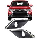 Par de Moldura Farol Milha Neblina Outlander 2016 a 2019