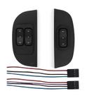 Par De Moldura Plug E Botão Celta Prisma Âmbar Par De Moldura Plug E Botão Celta Prisma Âmbar