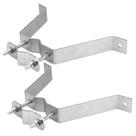 Par de montagem em parede para antena de TV Mast Skywalker 4” Heavy-Duty