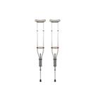 Par De Muleta Axilar D7 Universal Em Alumínio Regulável Suporta Até 130 Kg, Leve, Anatômica e Ajustável