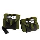 Par de munhequeira elástica NOWFIT verde Par de munhequeira elástica NOWFIT verde