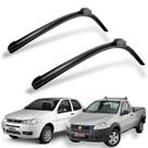 Par De Palheta Limpador Parabrisa cinoy Slim silicone veiculo:FIAT palio siena strada até 2015