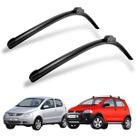 Par De Palheta Limpador Parabrisa cinoy Slim silicone veiculo:VW fox crossfox spacefox spacecross 2003 a 2012