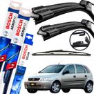 Par de Palhetas Limpador de Parabrisa Corsa Bosch Alta Performance e Durabilidade