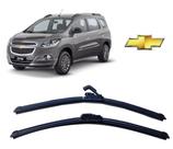 Par De Palhetas Limpador de Parabrisa Dianteiro Chevrolet Spin ano 2012 em Diante