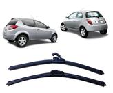 Par de Palhetas Limpador de Parabrisa Dianteiro Ford Ka ate ano 2009