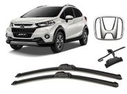 Par de Palhetas Limpador De Parabrisa Dianteiro Honda WRV 2017 2018 2019 2020 Par de Palhetas Limpador De Parabrisa Dianteiro Honda WRV 2017 2018 2019 2020