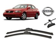 Par De Palhetas Limpador de Parabrisa Dianteiro Nissan Sentra ano 2005 e 2006