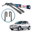 Par de Palhetas Limpador Parabrisa Chevrolet Original Bosch