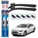 Par de Palhetas Limpador Parabrisa Multiclip Original Bosch Chevrolet Malibu 2010 a 2017