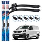 Par de Palhetas Limpador Parabrisa Multiclip Original Bosch Fiat Scudo 2022 a 2024 Par de Palhetas Limpador Parabrisa Multiclip Original Bosch Fiat Scudo 2022 a 2024