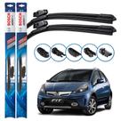 Par de Palhetas Limpador Parabrisa Multiclip Original Bosch Honda Fit 2009 a 2014