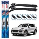 Par de Palhetas Limpador Parabrisa Multiclip Original Bosch Porsche Cayenne 2011 a 2016