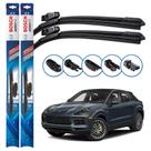 Par de Palhetas Limpador Parabrisa Multiclip Original Bosch Porsche Cayenne 2017 a 2021