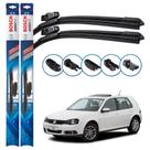 Par de Palhetas Limpador Parabrisa Multiclip Original Bosch Volkswagen Golf 2008 a 2013