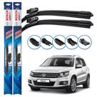 Par de Palhetas Limpador Parabrisa Multiclip Original Bosch Volkswagen Tiguan 2009 a 2019 Par de Palhetas Limpador Parabrisa Multiclip Original Bosch Volkswagen Tiguan 2009 a 2019