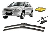 Par de Palhetas para Limpador de Parabrisa Dianteiro Chevrolet Prisma 2006 ate 2012