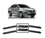 Par de Palhetas para Limpador de Parabrisa Dianteiro Fiat Cronos 2018 2019 2020 2021
