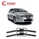 Par de Palhetas para Limpador de Parabrisa Dianteiro para Honda City 2009 2010 2011 2012 2013 2014