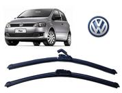 Par de Palhetas para Limpador de Parabrisa Dianteiro Volkswagen Fox 2003 ate 2012