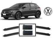 Par de Palhetas Para Limpador De Parabrisa Dianteiro Volkswagen Polo 2018 2019 2020 2021 2022 2023 Par de Palhetas Para Limpador De Parabrisa Dianteiro Volkswagen Polo 2018 2019 2020 2021 2022 2023