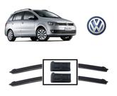 Par de Palhetas para Limpador de Parabrisa Dianteiro Volkswagen Spacefox ano 2013 em Diante