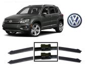 Par de Palhetas para Limpador de Parabrisa Dianteiro Volkswagen Tiguan ano 2009 ate 2016 Par de Palhetas para Limpador de Parabrisa Dianteiro Volkswagen Tiguan ano 2009 ate 2016