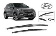 Par De Palhetas Parabrisa Dianteiro Modelo Original para Hyundai Santa Fe ano 2013 em Diante Par De Palhetas Parabrisa Dianteiro Modelo Original para Hyundai Santa Fe ano 2013 em Diante