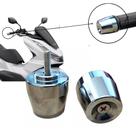 Par de Pesos da Moto Honda PCX P/ Guidão Oco Preto ou Cromado Reforçado de Aço Fácil Instalação Par de Pesos da Moto Honda PCX P/ Guidão Oco Preto ou Cromado Reforçado de Aço Fácil Instalação