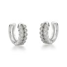 Par de Piercing Fake dois fios cravejados Prata 925