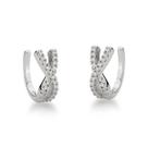 Par de Pircing Fake modelo X Prata 925 Par de Pircing Fake modelo X Prata 925