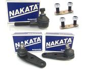Par de Pivôs NAKATA N1012 + 01 Terminal Rosca Macho NAKATA N1027 + Parafusos de Fixação do Pivô