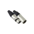 Par de Plug XLR Cabo Linha Datalink Canon