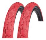 Par De Pneus Colorido Aro 26x2.50 Flame Wheeling/grau