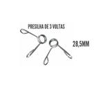 Par De Presilhas 28,5mm Para Barras Halteres Academia Musculação