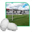 Par de Rede de Futebol Campo Copa México Quadrada Fio 4mm Nylon Par de Rede de Futebol Campo Copa México Quadrada Fio 4mm Nylon