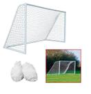 Par de Rede P/ Gol De Futebol De Campo Véu De Noiva Nylon 4.0 Pangué
