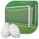 Par de Rede para Trave de Gol Society Suiço 5mts Caixote Fio 4 Nylon