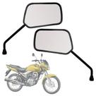 Par de Retrovisores GVS para Honda CG 150 Titan Preto