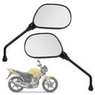 Par de Retrovisores GVS para Yamaha YBR 125 Preto