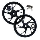 Par De Roda Cg 125 Pé de Galinha Preta Honda 2000 A 08 Fabreck Novas
